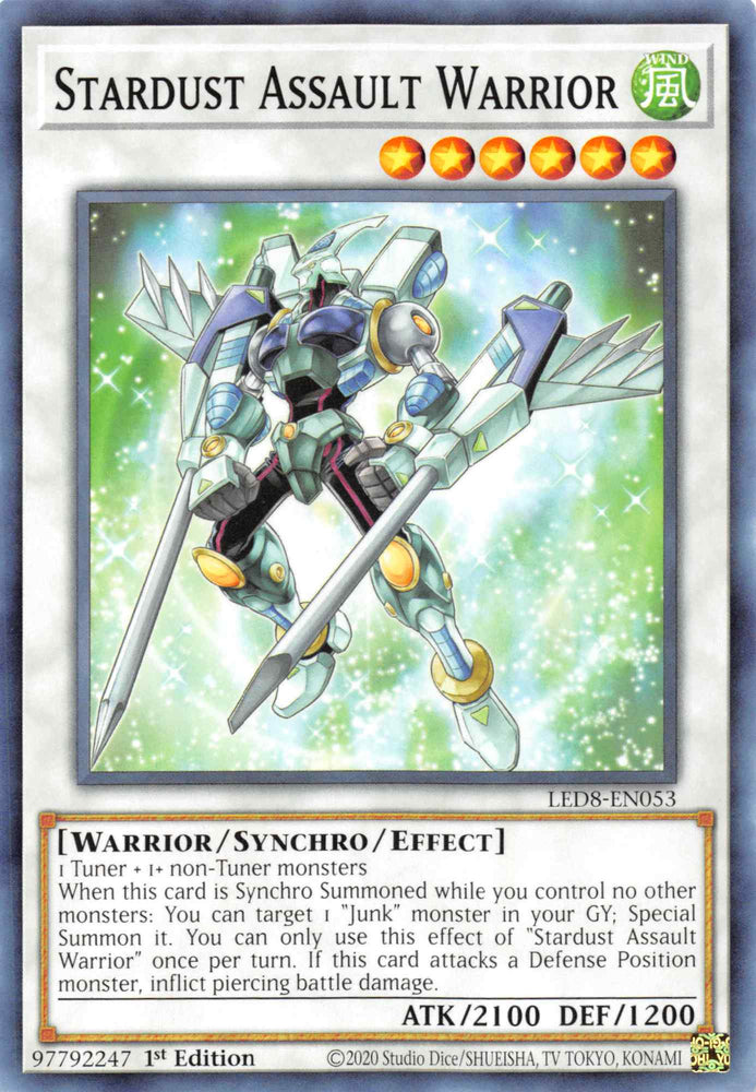 Guerrier d'assaut Stardust [LED8-EN053] Commun 