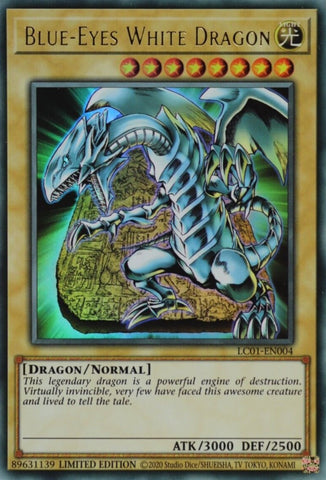 Dragon blanc aux yeux bleus (25e anniversaire) [LC01-EN004] Ultra Rare 