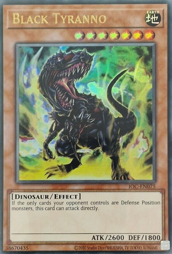 Black Tyranno (25th Anniversary) [IOC-EN075] Ultra Rare