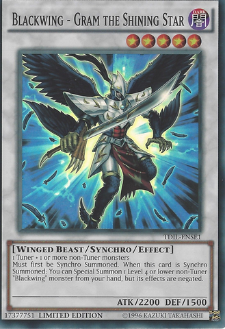 Blackwing - Gram l'étoile brillante [TDIL-ENSE1] Super Rare 