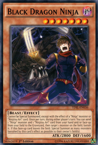 Ninja Dragon Noir [TDIL-EN036] Commun 