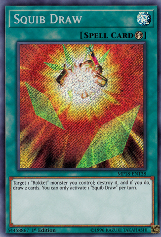 Squib Draw [MP18-EN138] Secret Rare 