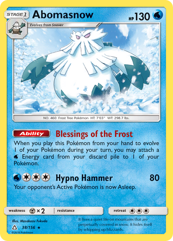 Abomasnow (38/156) [Soleil et Lune : Ultra Prisme] 