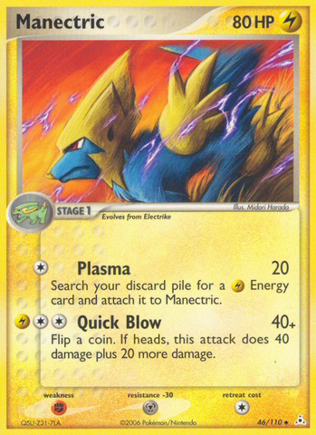 Manectric (46/110) [EX : Fantômes de Holon] 