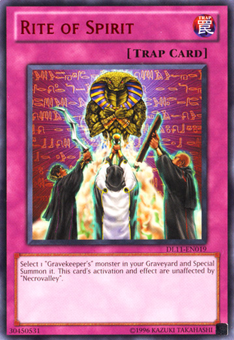 Rite de l'Esprit (Rouge) [DL11-EN019] Rare 