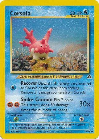 Corsola (37/75) [Néo Découverte Illimité] 