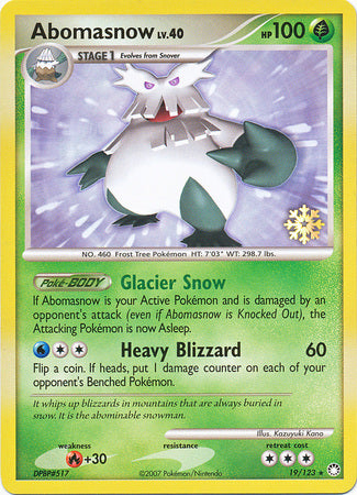 Abomasnow (19/123) [Promos du calendrier du compte à rebours] 