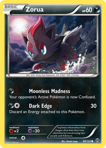 Zorua (89/162) [XY : PERCÉE] 