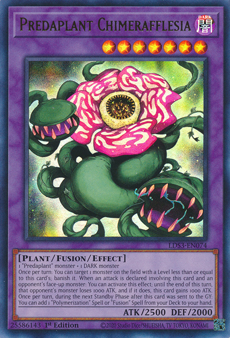 Chimérafflesia prédaplante [LDS3-EN074] Ultra rare 