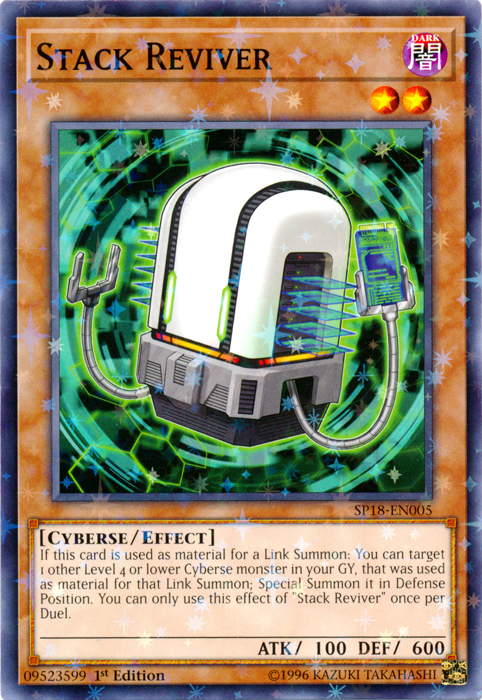 Stack Reviver [SP18-EN005] Starfoil Rare 