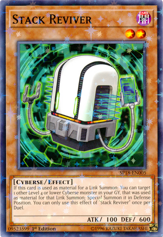 Stack Reviver [SP18-EN005] Starfoil Rare 