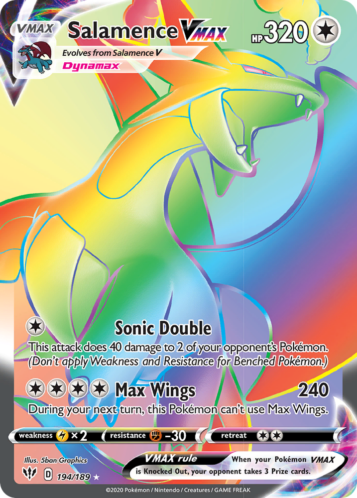 Salamence VMAX (194/189) [Sword & Shield: Darkness Ablaze]