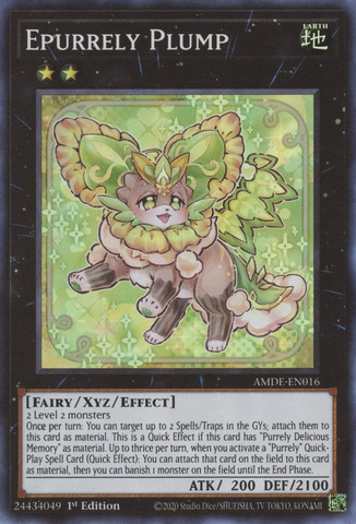 Epurrely Plump [AMDE-EN016] Super Rare 