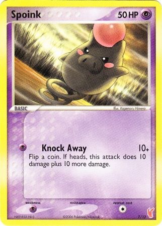Spoink (7/12) [EX : Kit d'entraînement 2 - Plusle] 