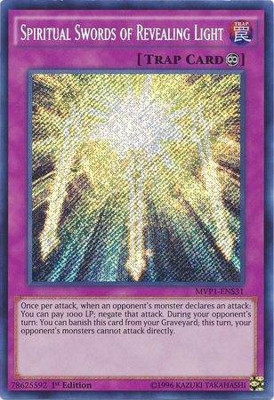 Épées spirituelles de lumière révélatrice [MVP1-ENS31] Secret Rare 