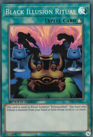 Rituel d'illusion noire [STP1-EN011] Super Rare 
