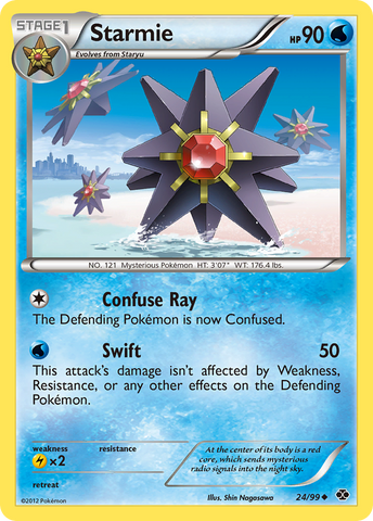 Starmie (24/99) [Noir et blanc : prochains destins] 