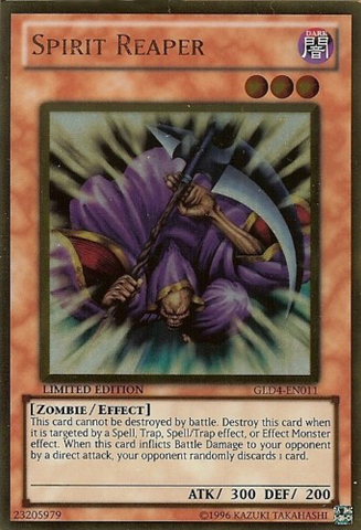 Spirit Reaper [GLD4-EN011] Or Rare 