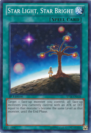Lumière étoilée, étoile brillante [SP14-EN034] Starfoil Rare 