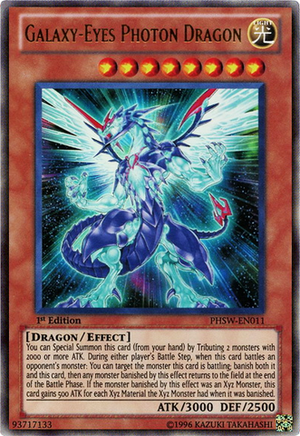Dragon Photon aux Yeux Galactiques [PHSW-EN011] Ultra Rare 