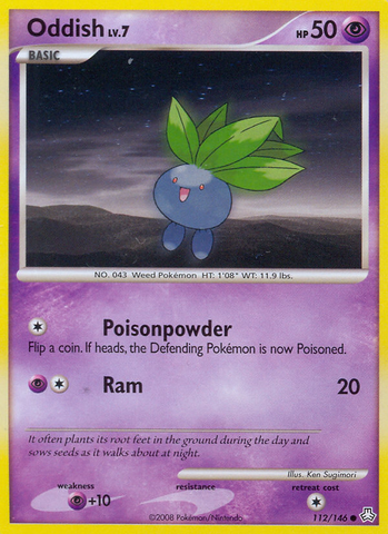 Oddish (112/146) [Diamond &amp; Pearl : Légendes éveillées] 