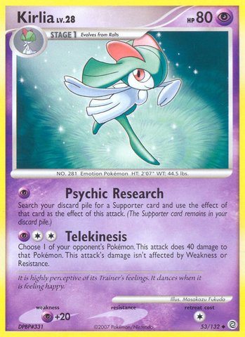 Kirlia (53/132) [Diamant et perle : merveilles secrètes] 