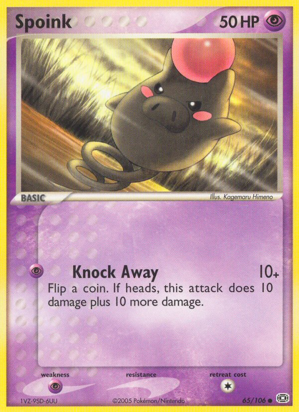 Spoink (65/106) [EX : Émeraude] 