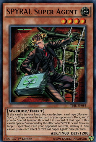 Super Agent SPYRAL [TDIL-EN086] Ultra Rare 