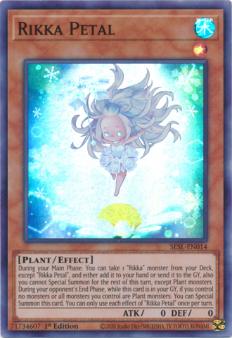 Rikka Pétale [SESL-EN014] Super Rare 
