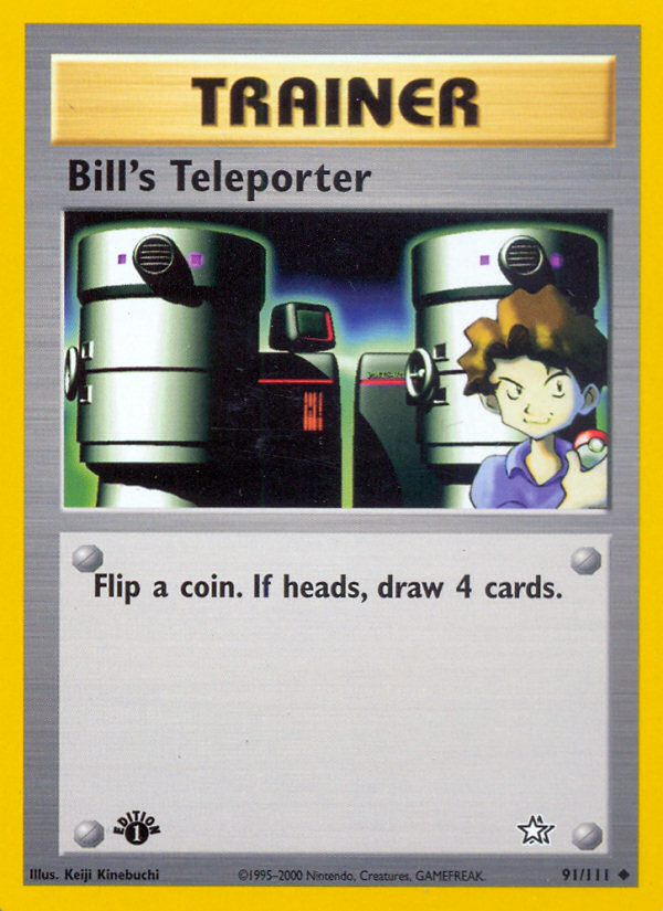 Téléporteur de Bill (91/111) [Neo Genesis 1ère édition] 