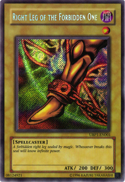 Jambe droite de l'Interdit [UBP1-EN001] Secret Rare 