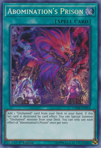 Prison de l'Abomination [CHIM-EN054] Secret Rare 