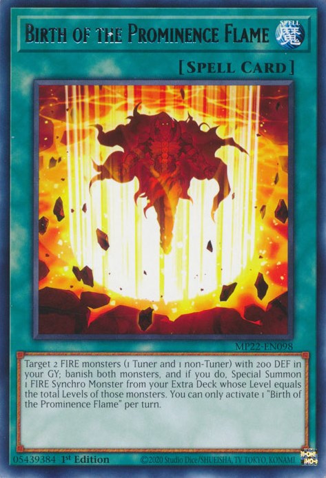Naissance de la Flamme de Proéminence [MP22-EN098] Rare 