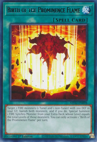 Naissance de la Flamme de Proéminence [MP22-EN098] Rare 