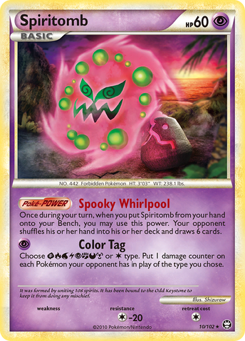 Spiritomb (10/102) [HeartGold &amp; SoulSilver : Triomphant] 