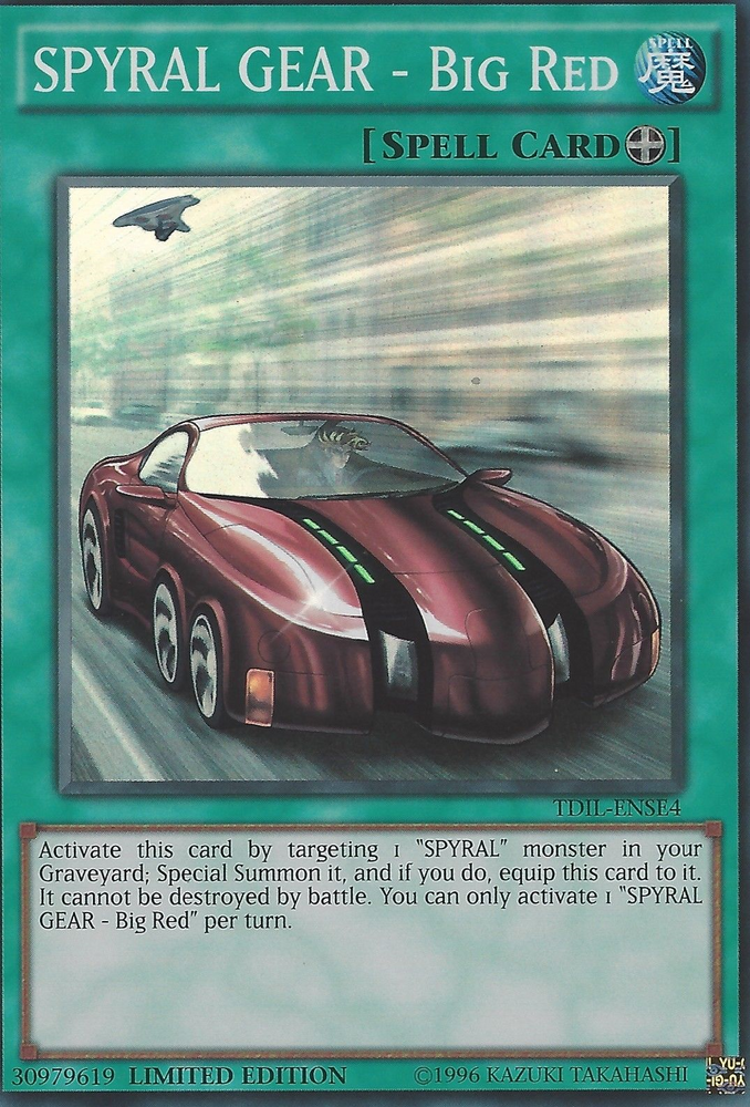 SPYRAL GEAR - Big Red [TDIL-ENSE4] Super Rare 