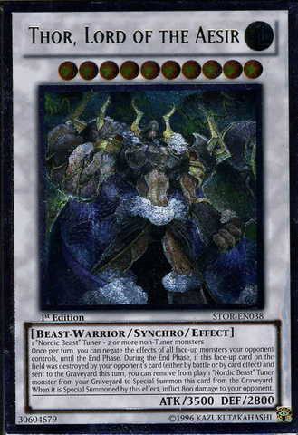 Thor, Lord of the Aesir [STOR-EN038] Ultimate Rare