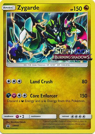 Zygarde (SM48) (Promo d'avant-première du personnel) [Soleil et Lune : Promos Black Star] 