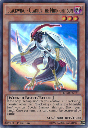 Blackwing - Gladius le soleil de minuit [LC5D-EN131] Ultra Rare 