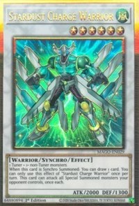 Stardust Charge Warrior [MAGO-EN029] Or Rare 