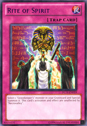 Rite de l'Esprit (Bleu) [DL11-EN019] Rare 
