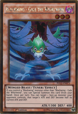 Blackwing - Gale le tourbillon [PGL2-EN073] Or Rare 