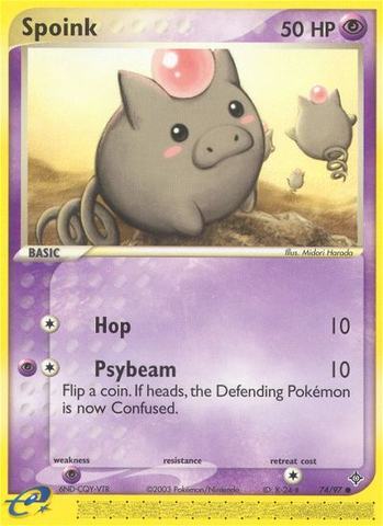 Spoink (74/97) [EX : Dragon] 