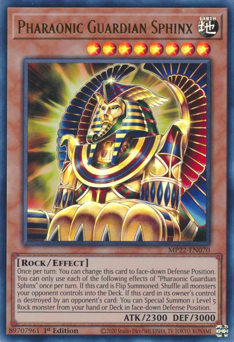 Sphinx Gardien Pharaonique [MP22-EN070] Ultra Rare 