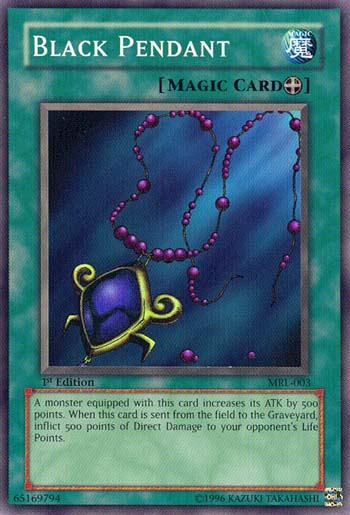 Pendentif noir [MRL-003] Super Rare 