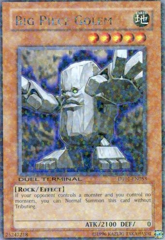 Golem en gros morceau [DT01-EN053] Rare 