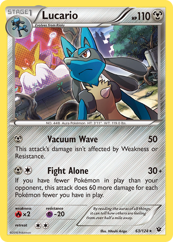 Lucario (63/124) [XY: Fates Collide]