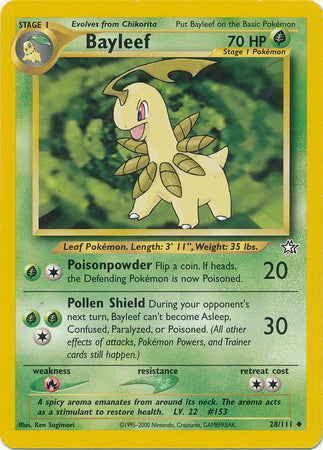 Bayleef (28/111) [Neo Genesis Illimité] 