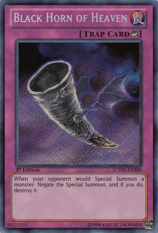 Corne noire du ciel [LCYW-EN300] Secret Rare 